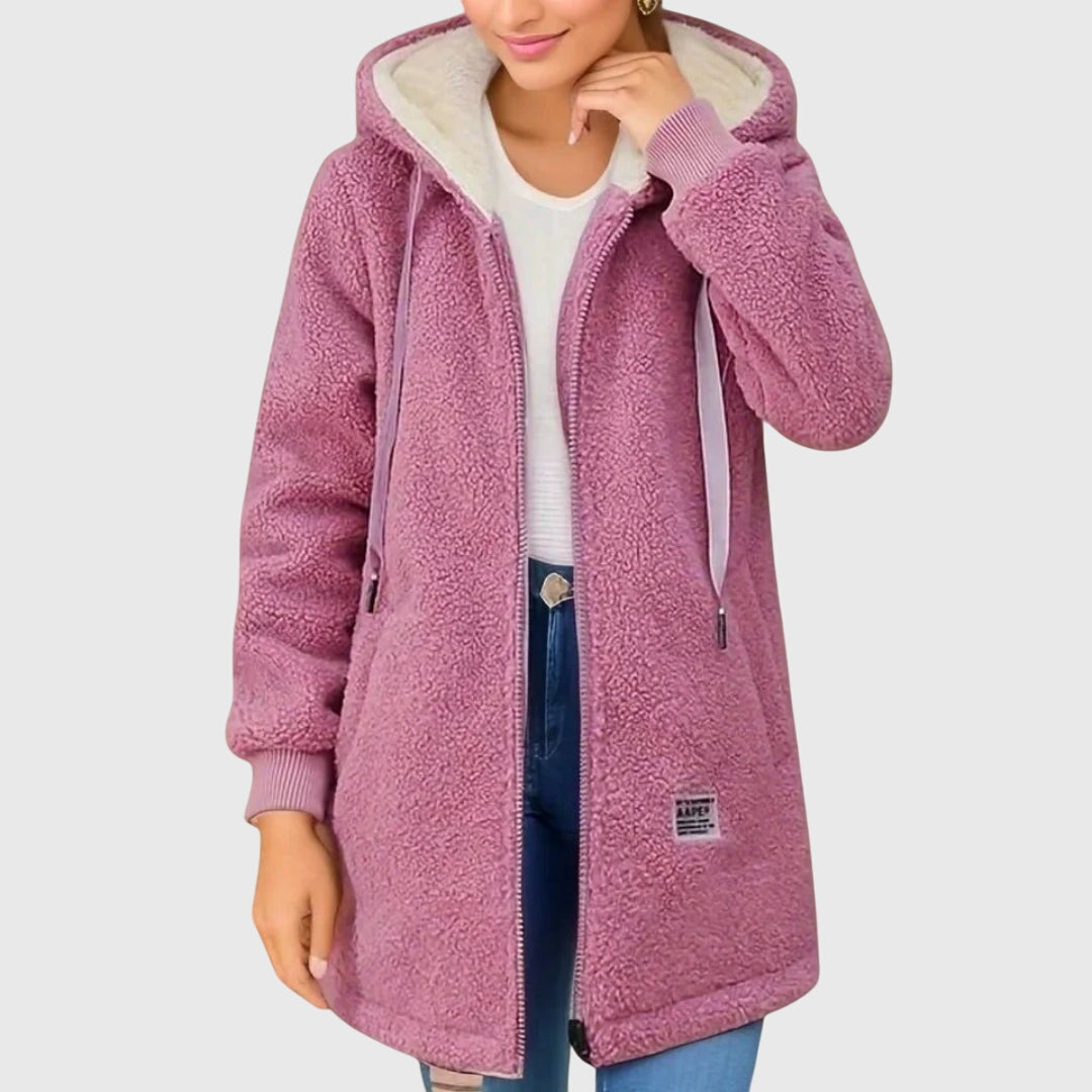 Glistra | – Jachetă teddy din fleece pentru femei – Confortabilă și elegantă