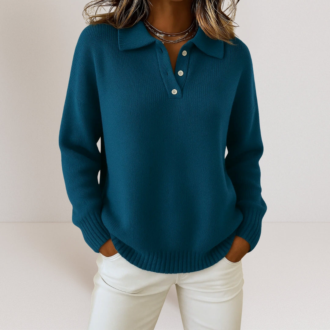 Lorie | – Pulover moale cu guler