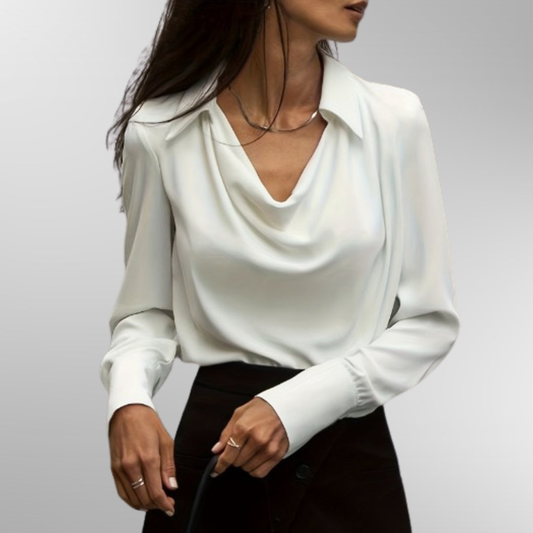 Annie | Bluză elegantă din satin