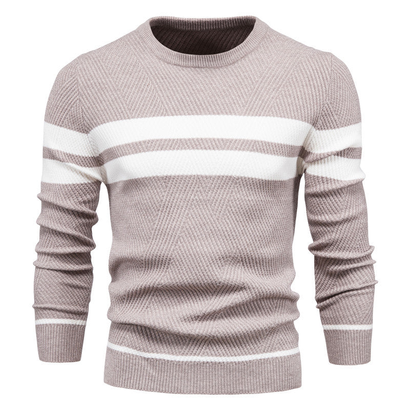 Kaufmann™ | Pulover modern pentru bărbați cu model în dungi