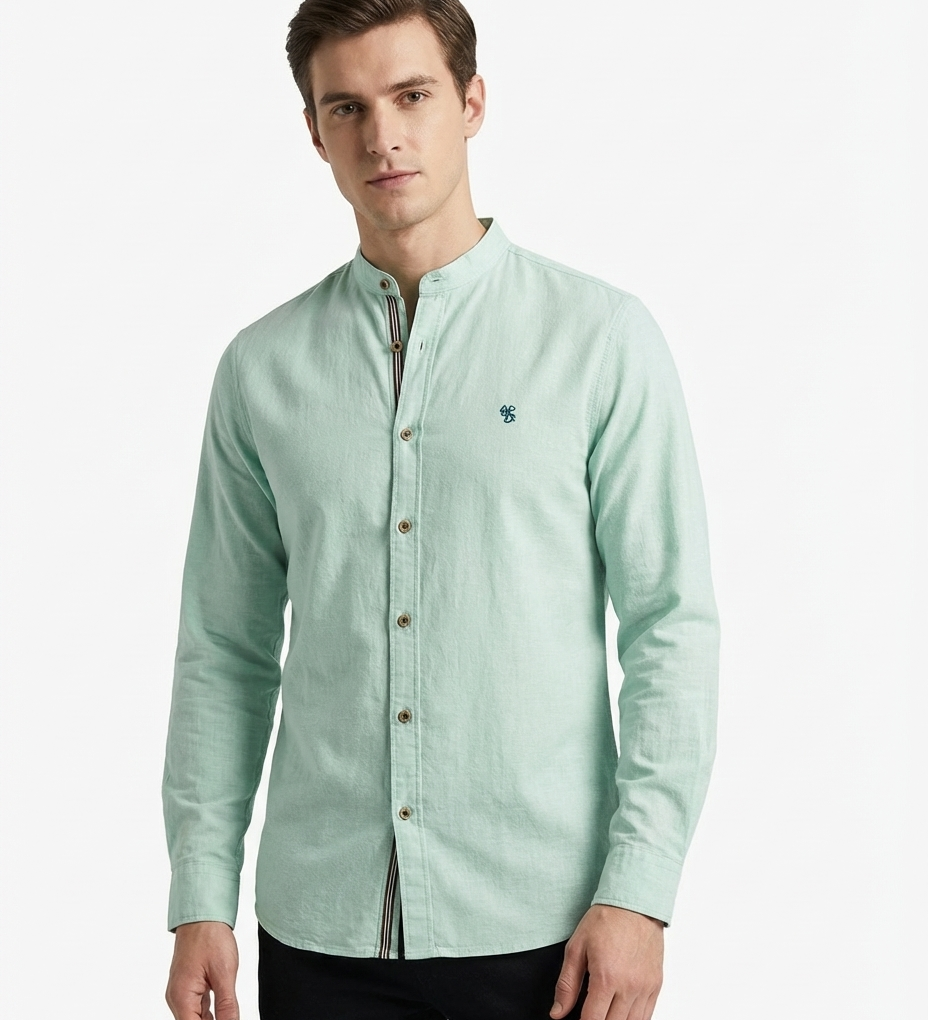 Tobias™ | Polo modern cu mâneci lungi pentru bărbați cu guler polo