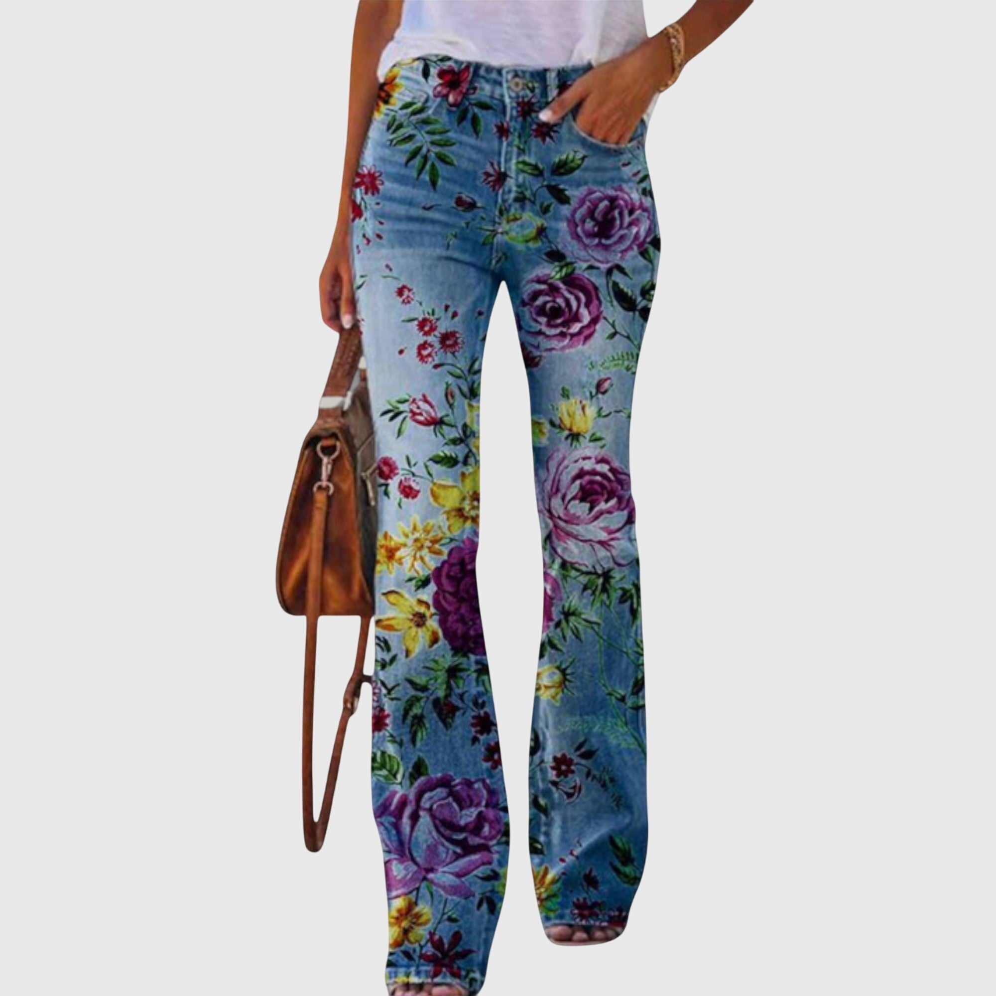 Clara | Pantaloni Florali