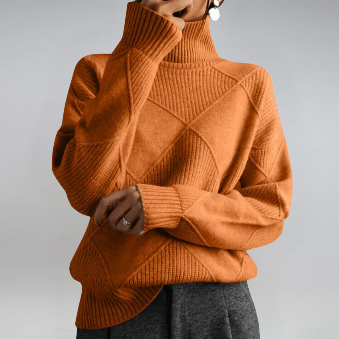 Lauren | Pulover de lux cu decolteu