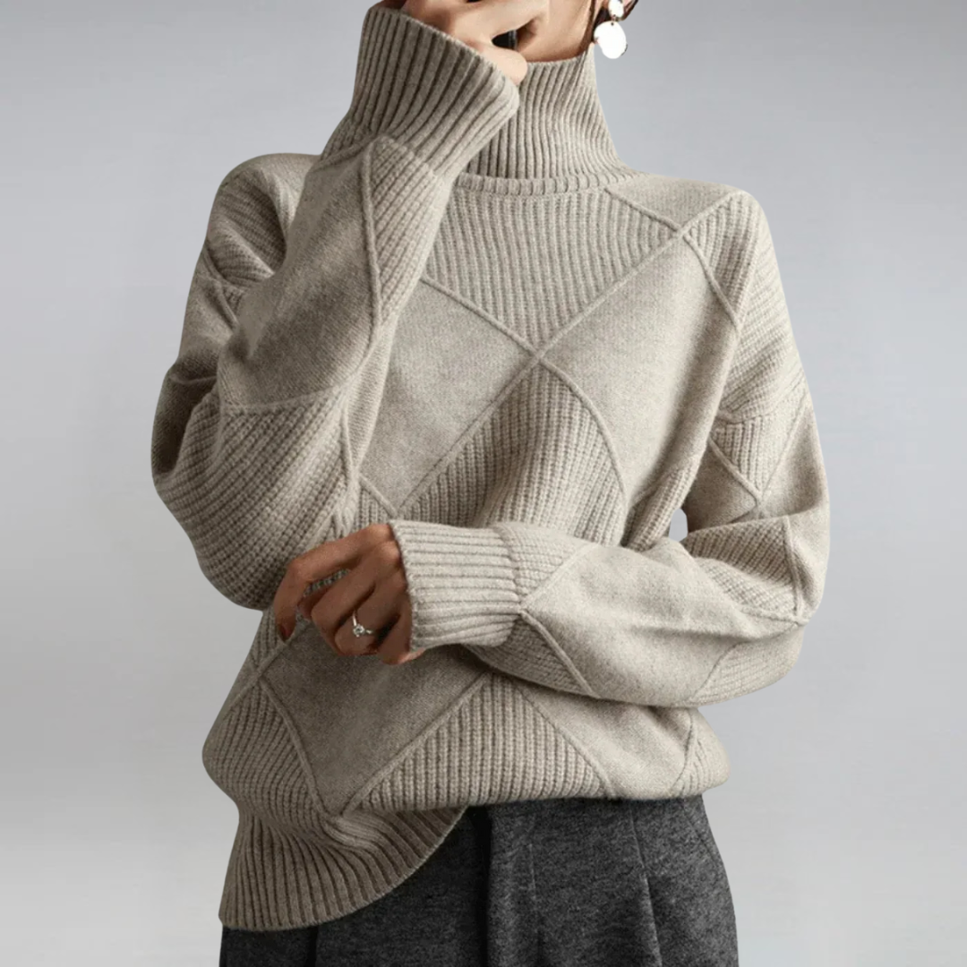 Lauren | Pulover de lux cu decolteu