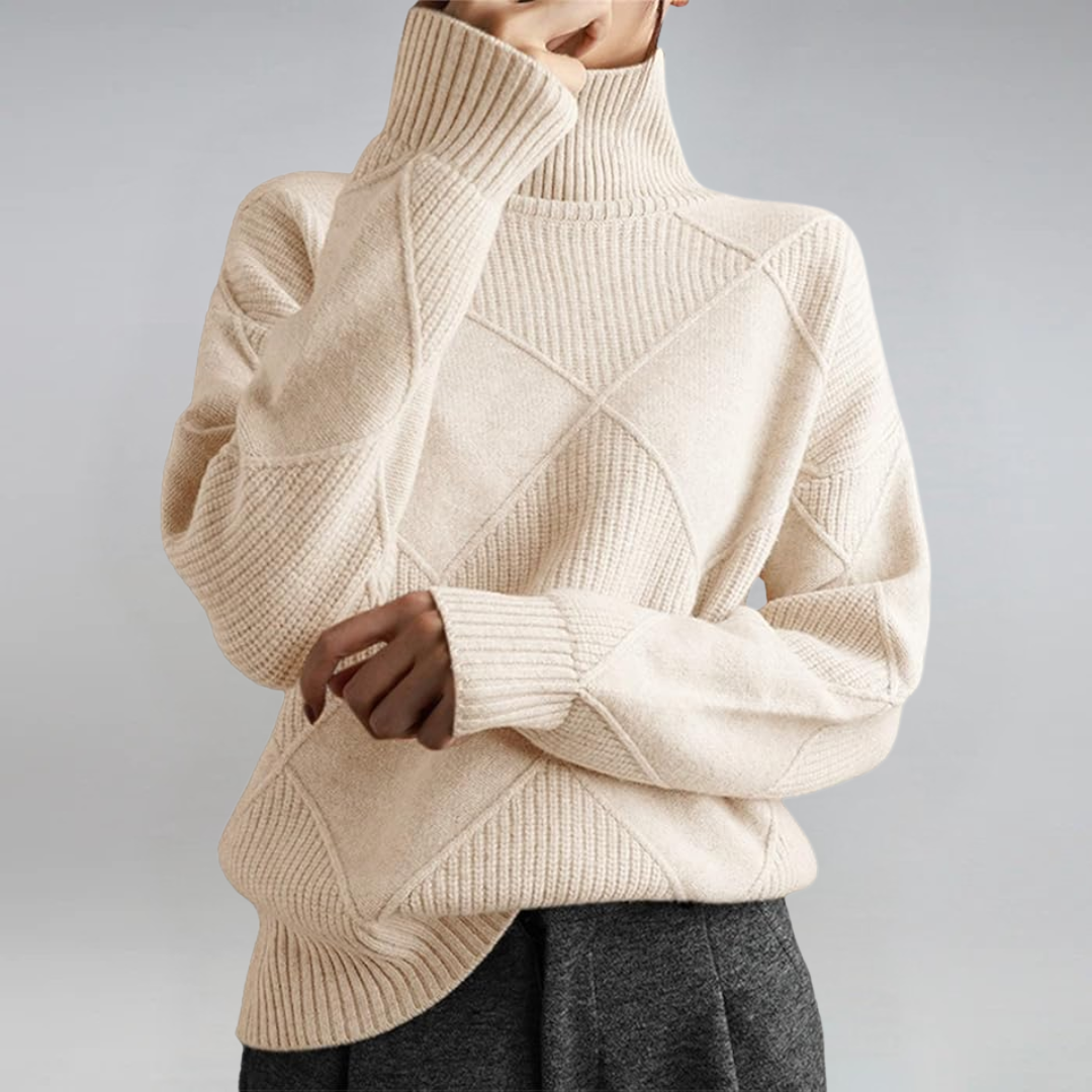 Lauren | Pulover de lux cu decolteu