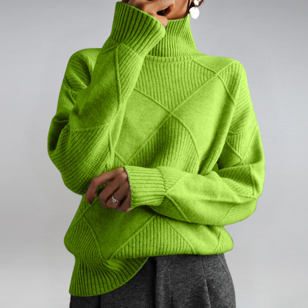 Lauren | Pulover de lux cu decolteu
