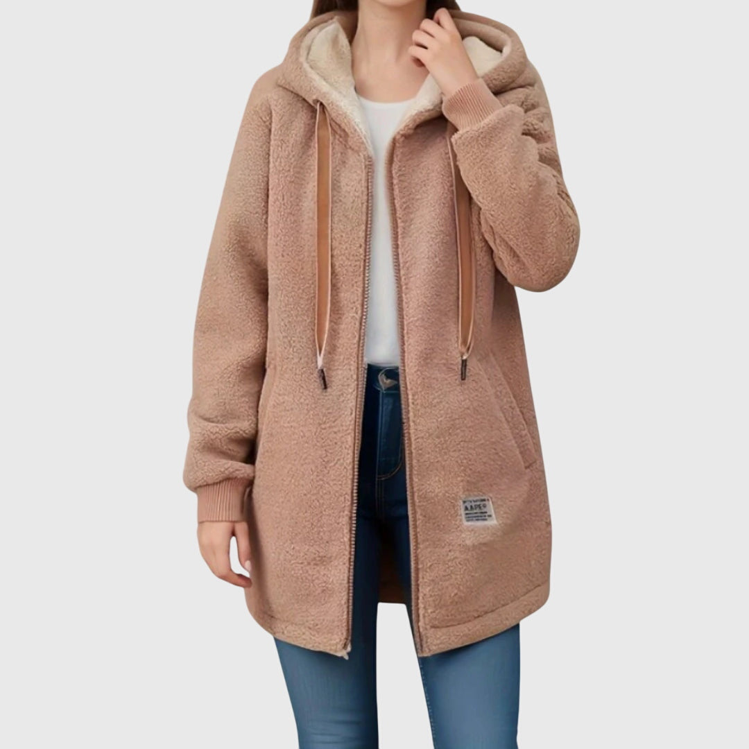 Glistra | – Jachetă teddy din fleece pentru femei – Confortabilă și elegantă