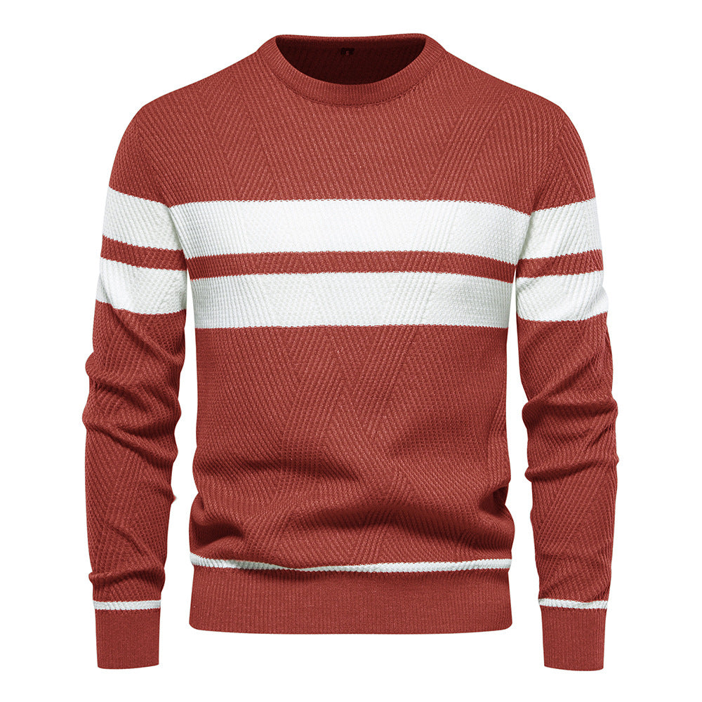 Kaufmann™ | Pulover modern pentru bărbați cu model în dungi