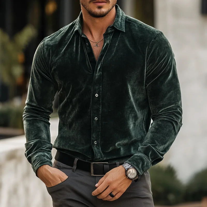 Jachetă Alessandro din catifea fină | eleganță cu o notă italiană