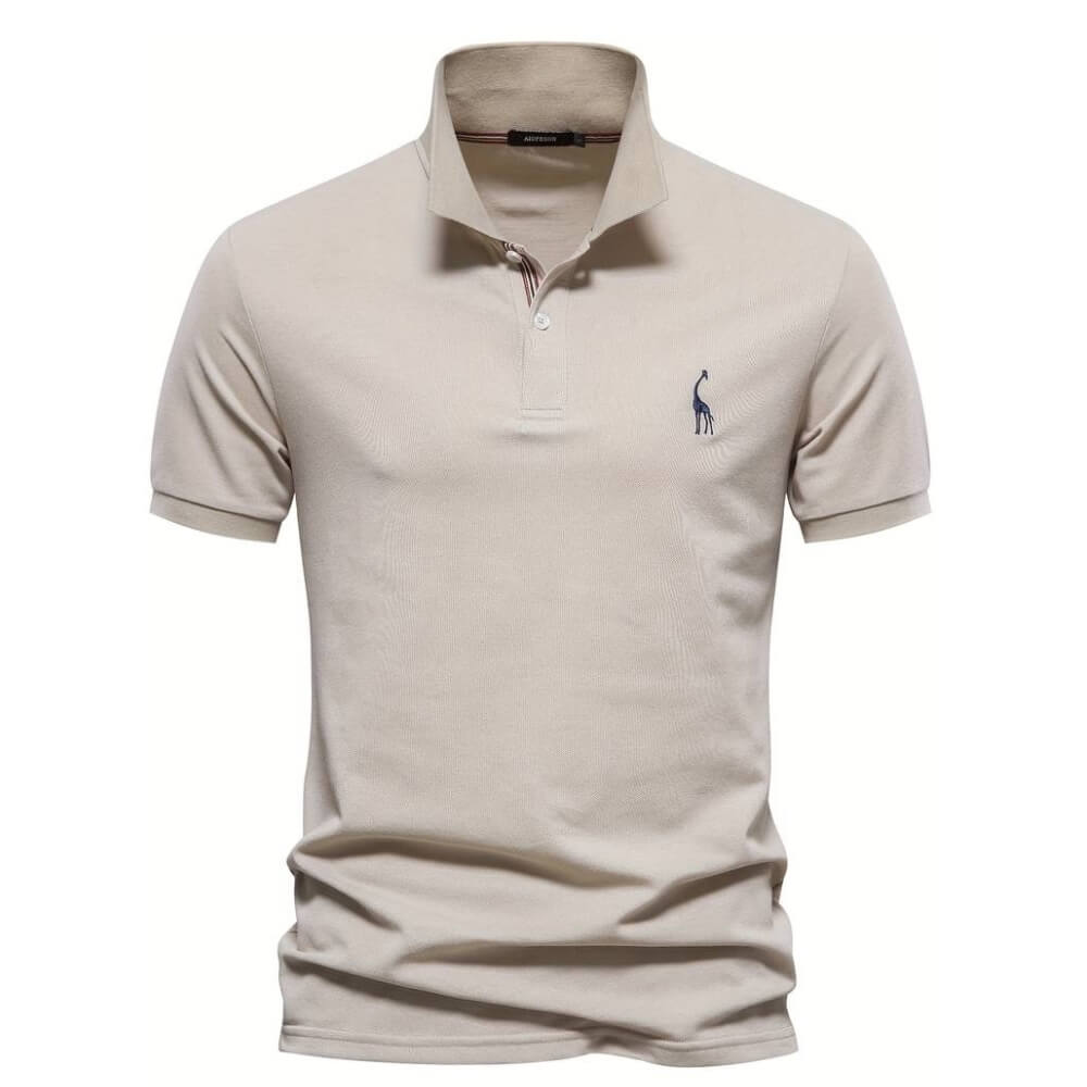Simon™ | Polo elegant cu mâneci scurte pentru bărbați