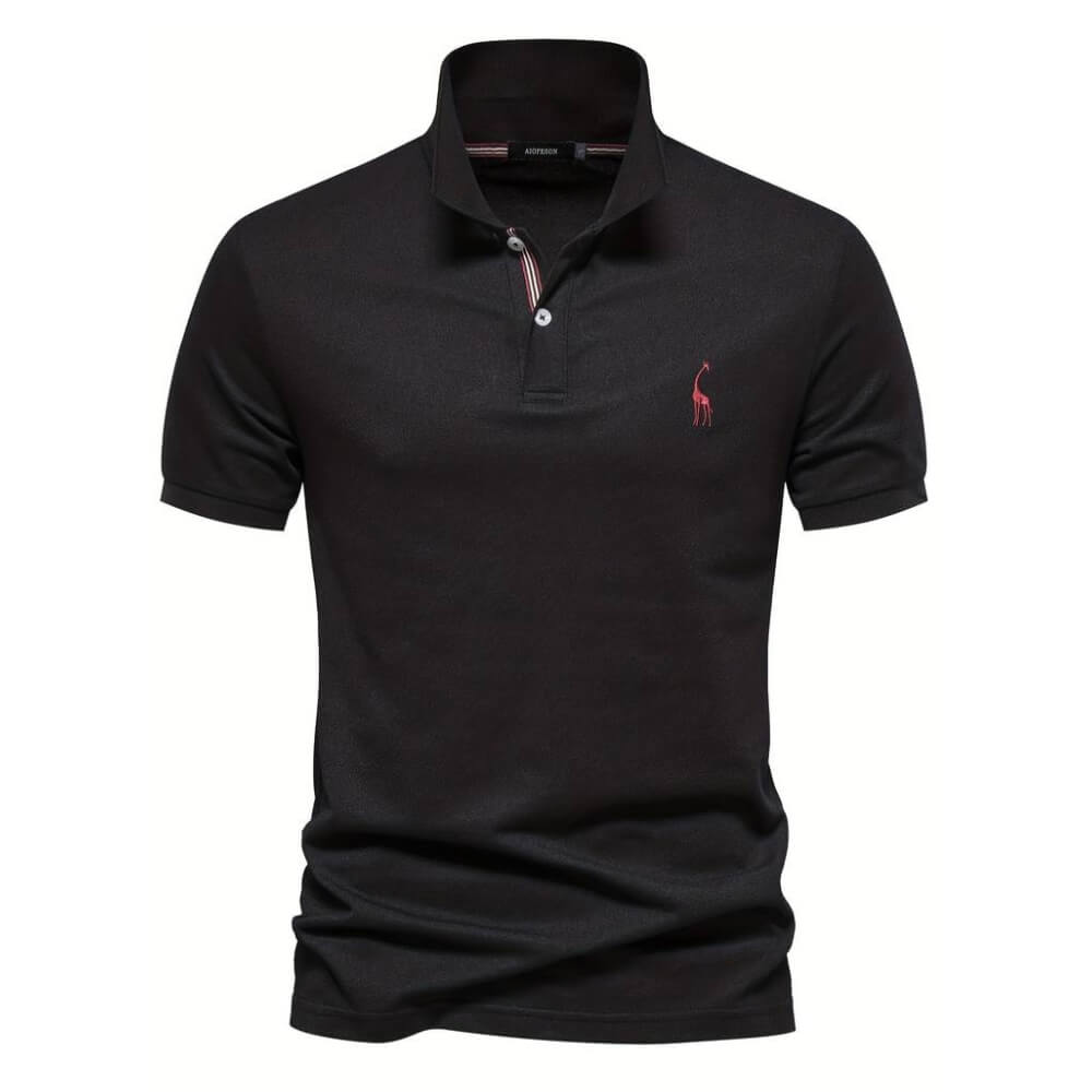 Simon™ | Polo elegant cu mâneci scurte pentru bărbați