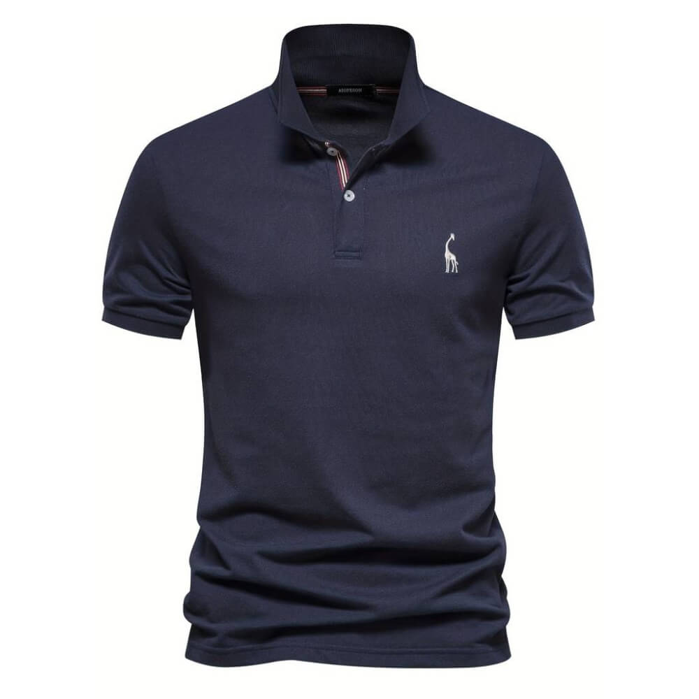Simon™ | Polo elegant cu mâneci scurte pentru bărbați
