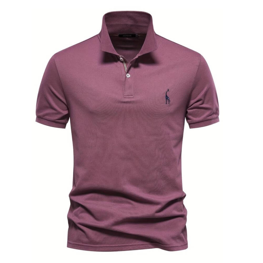 Simon™ | Polo elegant cu mâneci scurte pentru bărbați