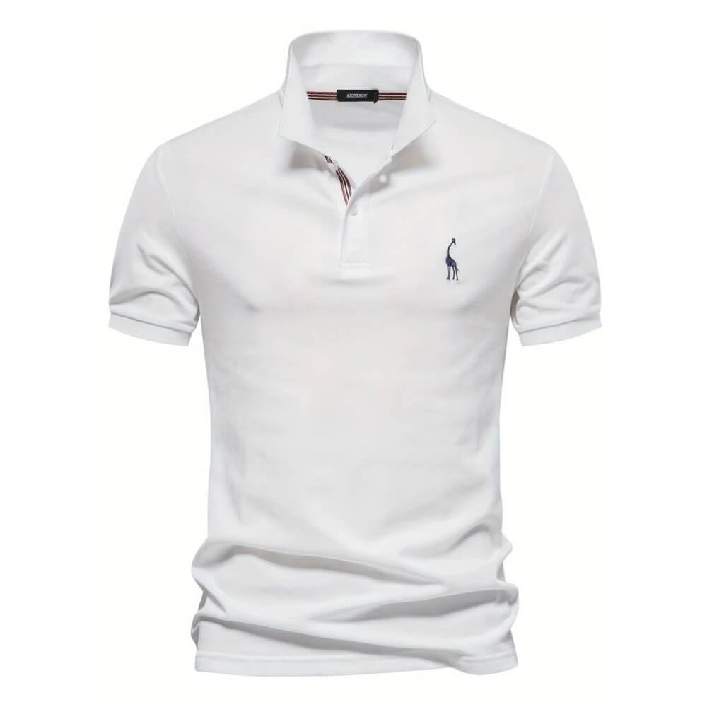 Simon™ | Polo elegant cu mâneci scurte pentru bărbați