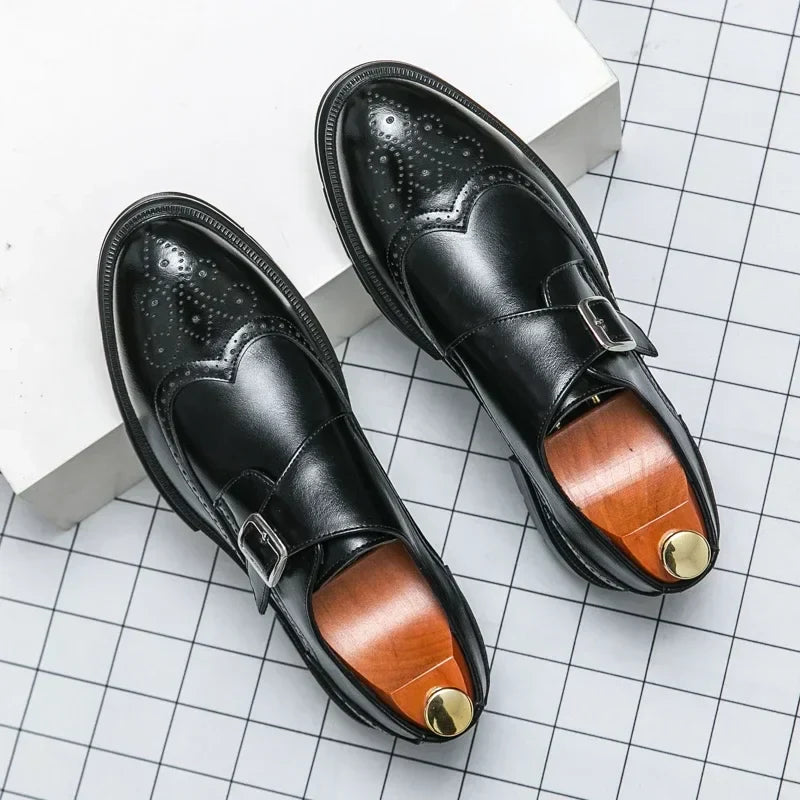 Pantofi clasici din piele maro