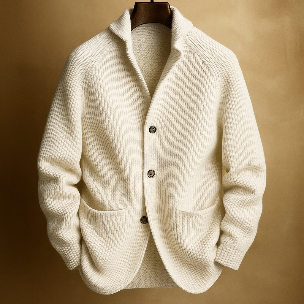 SILVARO - Pulover din tricot texturat