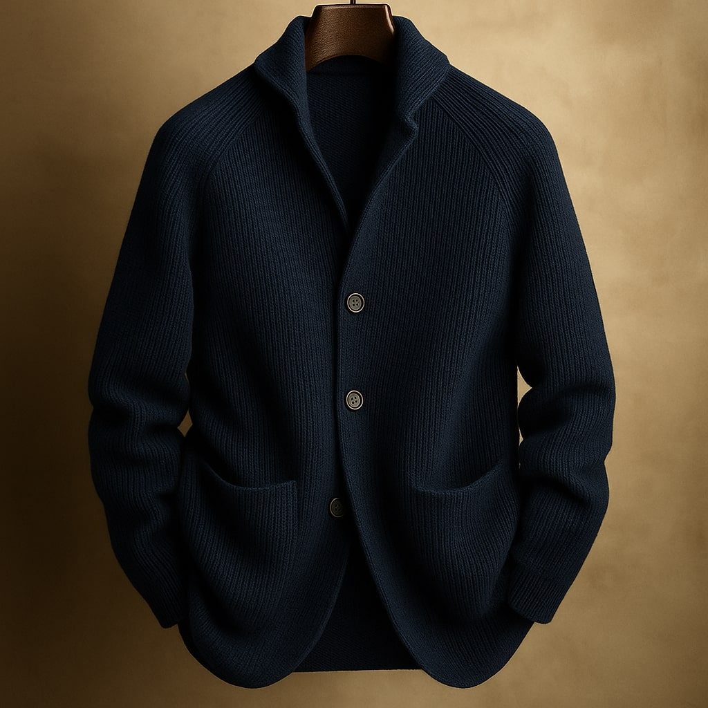 SILVARO - Pulover din tricot texturat
