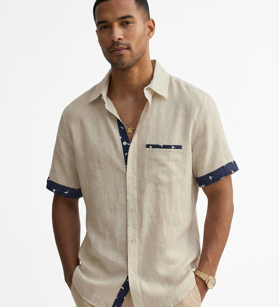 Heiko™ | Tricou scurt confortabil pentru bărbați