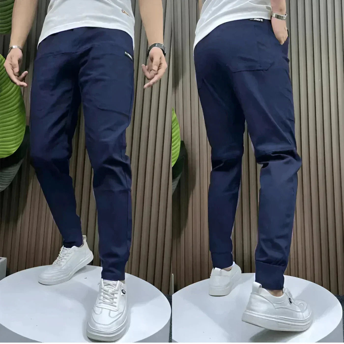 Pantaloni cargo premium cu croială flexibilă