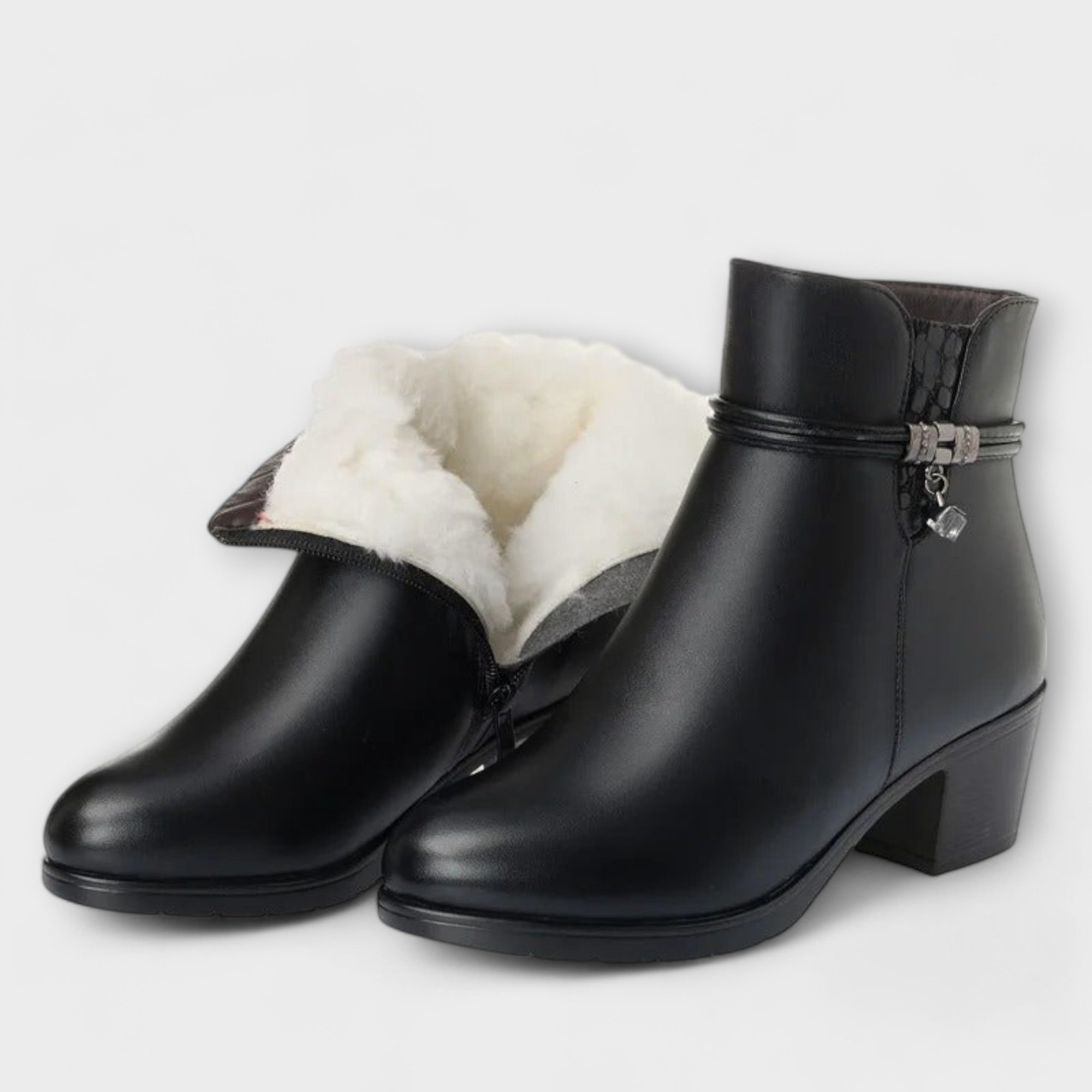Asta – Botine elegante de iarnă cu fermoar