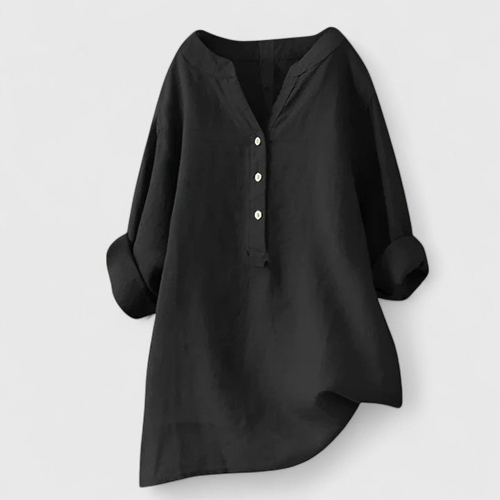Annie | Tricou elegant cu nasturi