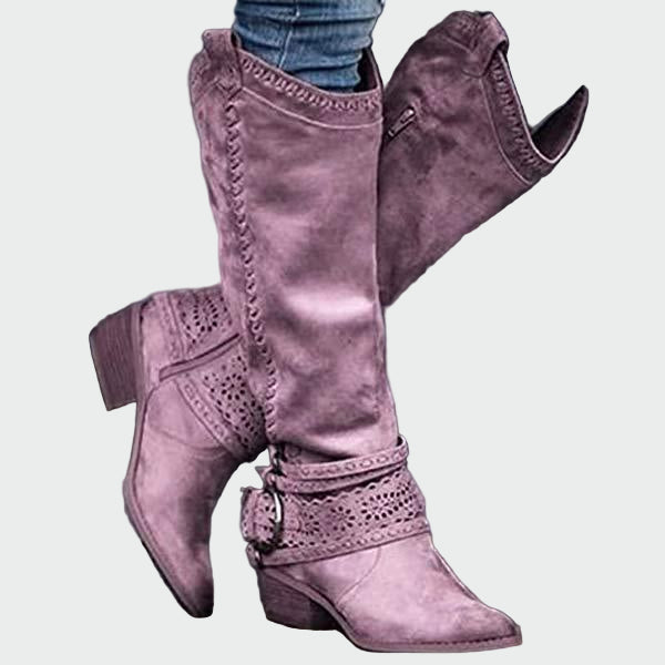 Veselka – botine retro din piele pentru un look confortabil și modern