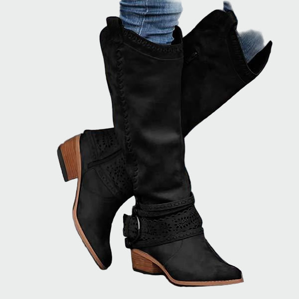 Veselka – botine retro din piele pentru un look confortabil și modern