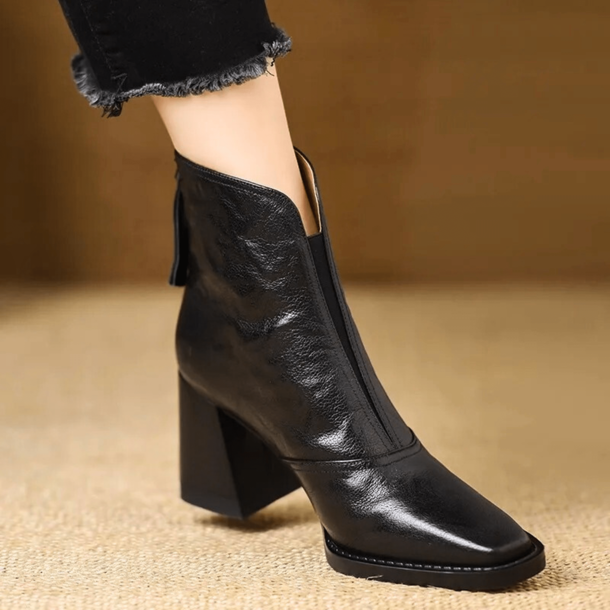 Rosalie™ | Botine elegante cu toc mediu